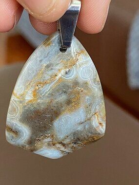 Agate Natural Pendant Necklace